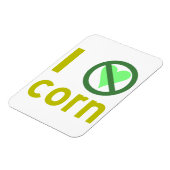 私はトウモロコシが大嫌いだ マグネット (左側)