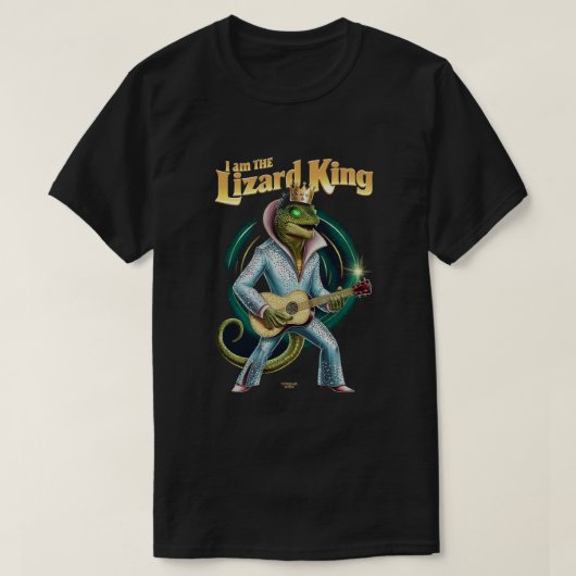 私はトカゲ王 Tシャツ (デザイン正面)