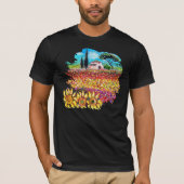 私はトスカーナとヒマワリのトスカーナの風景が大好き Tシャツ (正面)