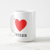 私はトナカイが好き コーヒーマグカップ (正面左)
