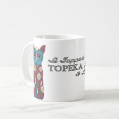 私はトペカアートギルドのマグカップを支持する コーヒーマグカップ (正面左)