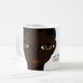 私はトペカアートギルドのマグカップを支持する コーヒーマグカップ (正面左)