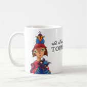 私はトペカアートギルドのマグカップを支持する コーヒーマグカップ (左)