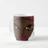 私はトペカアートギルドのマグカップを支持する コーヒーマグカップ (正面左)