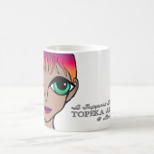 私はトペカアートギルドのマグカップを支持する コーヒーマグカップ (中央)