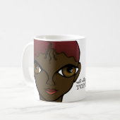 私はトペカアートギルドのマグカップを支持する コーヒーマグカップ (正面左)