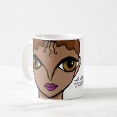 私はトペカアートギルドのマグカップを支持する コーヒーマグカップ (正面左)