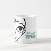 私はトペカアートギルドのマグカップを支持する コーヒーマグカップ (中央)