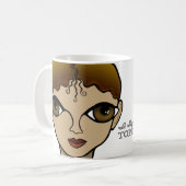 私はトペカアートギルドのマグカップを支持する コーヒーマグカップ (正面左)