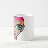 私はトペカアートギルドのマグカップを支持する コーヒーマグカップ (中央)