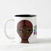 私はトペカアートギルドのマグカップを支持する ツートーンマグカップ (左)