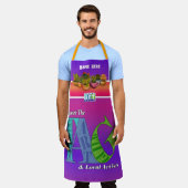 私はトペカアートギルドエプロンを応援する エプロン (着用した状態)