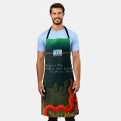 私はトペカアートギルドデザイン エプロン (着用した状態)