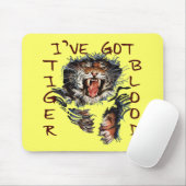 私はトラの血を持っています マウスパッド (マウス)