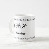 私はトライハードスポーツおもしろい マグカップ (正面左)