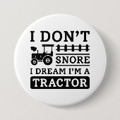 私はトラクターの夢を奪わない 缶バッジ (正面)