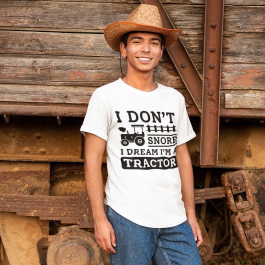 私はトラクターの夢を奪わない Tシャツ
