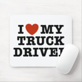 私はトラックの運転手が大好き マウスパッド (マウス)