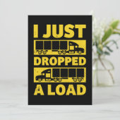 私はトラック運送業者への荷物を降ろした シーズンカード (スタンド正面)