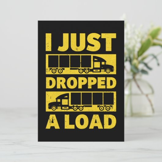 私はトラック運送業者への荷物を降ろした シーズンカード (スタンド正面)