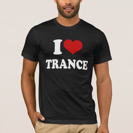 私はトランスが大好き Tシャツ (正面)