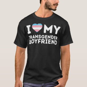 私はトランスジェンダーの恋人LGBTトランスプライド Tシャツ