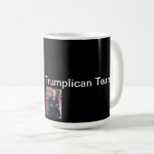 私はトランピカンの涙しか飲まない コーヒーマグカップ (正面右)