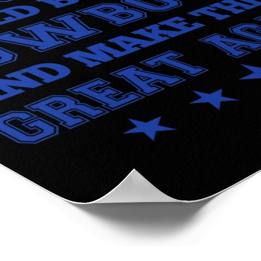 私はトランプがカウボーイズ買を作りて、彼らをGにして欲しい ポスター (角)