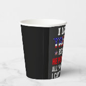 「私はトランプが大好きだ、なぜなら彼はすべての人を怒らせるからだ 紙コップ (右)