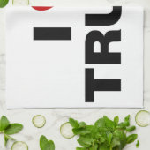 私はトランプが大好き キッチンタオル (折り畳み)