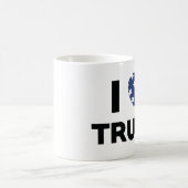 私はトランプが大好き コーヒーマグカップ (中央)