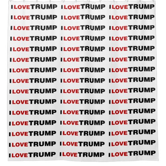 私はトランプが大好き シャワーカーテン (正面)