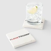 私はトランプが大好き ストーンコースター (横)