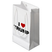 私はトランプが大好き スモールペーパーバッグ (正面アングル)