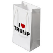 私はトランプが大好き スモールペーパーバッグ (裏面アングル)