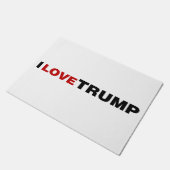 私はトランプが大好き ドアマット (アングル)