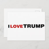 私はトランプが大好き ポストカード (正面/裏面)