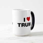 私はトランプが大好き モーフィングマグカップ (正面右)
