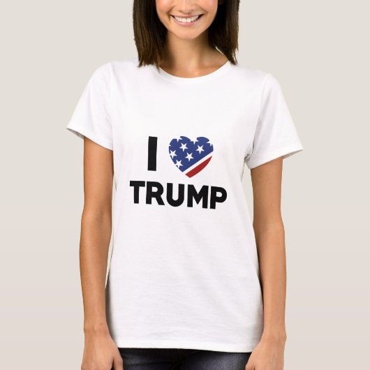 私はトランプが大好き Tシャツ (正面)