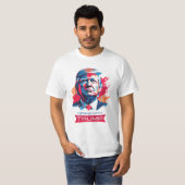 私はトランプと共に立つ Tシャツ (正面フル)