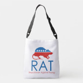 私はトランプに対する共和党である クロスボディバッグ (裏面)