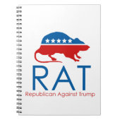 私はトランプに対する共和党である ノートブック (正面)