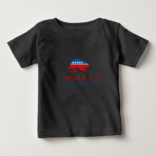 私はトランプに対する共和党である ベビーTシャツ (正面)