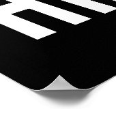 私はトランプに投票しなかった ポスター (角)