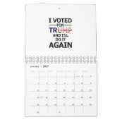 私はトランプに投票する カレンダー (1月 2027)