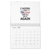 私はトランプに投票する カレンダー (1月 2026)