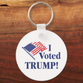 私はトランプに投票 キーホルダー (裏面)