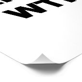 私はトランプのニュースに目覚めるのにうんざりしている ポスター (コーナー)