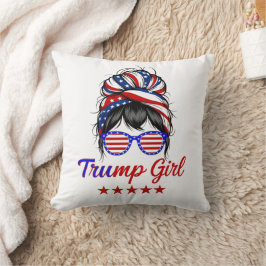 私はトランプの女の子で、2024年のメッシーパン選挙 クッション