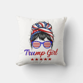 私はトランプの女の子で、2024年のメッシーパン選挙 クッション